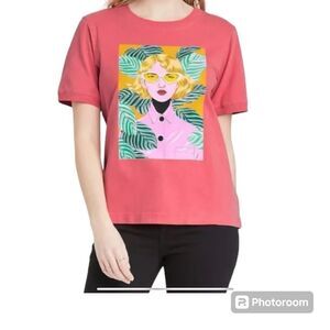 Woman’s bijou karman graphic tee L NWT